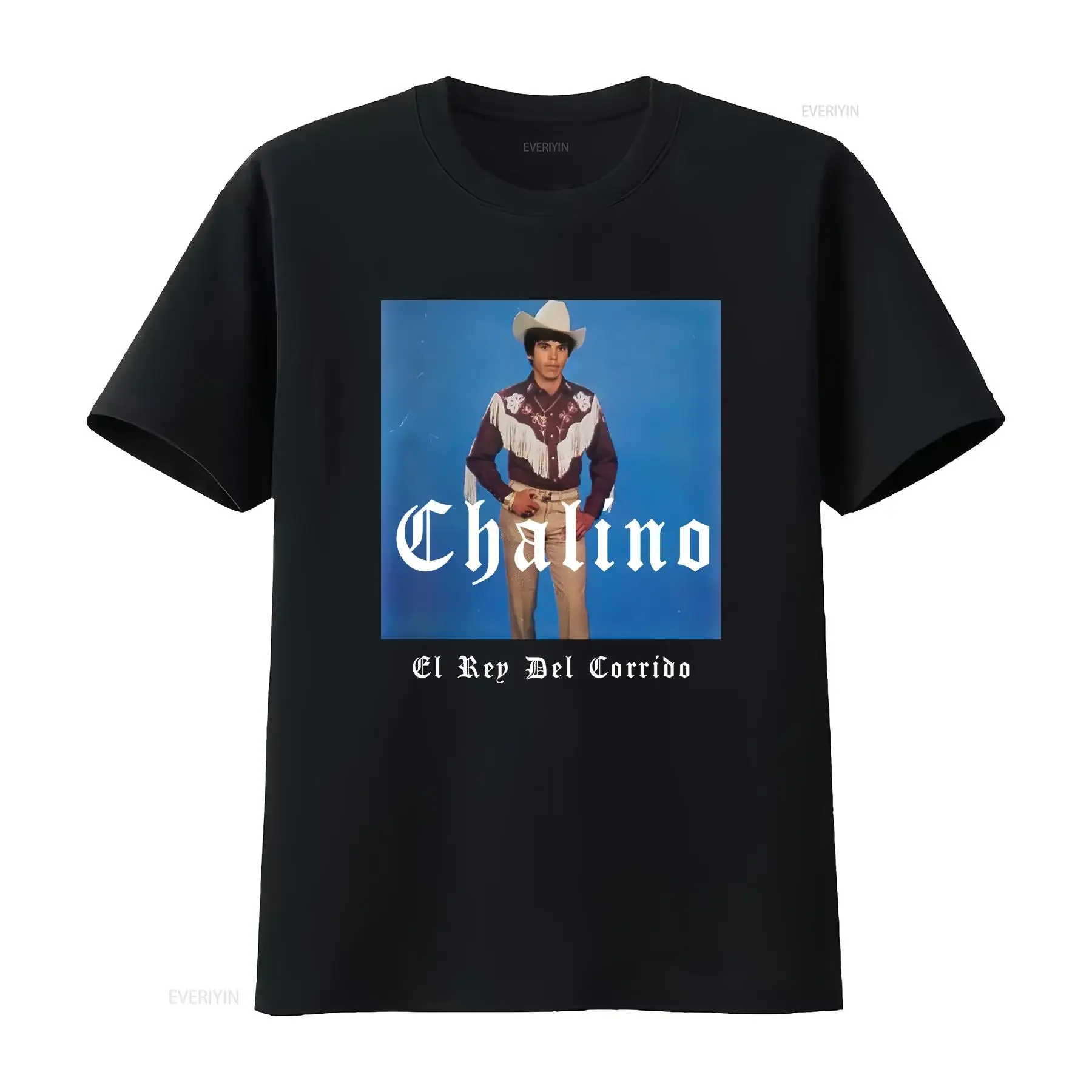Chalino Sánchez El Rey Del Corrido tribute Mexican shirt Regalos para mama en Español Latino vintage Washed homme Casual