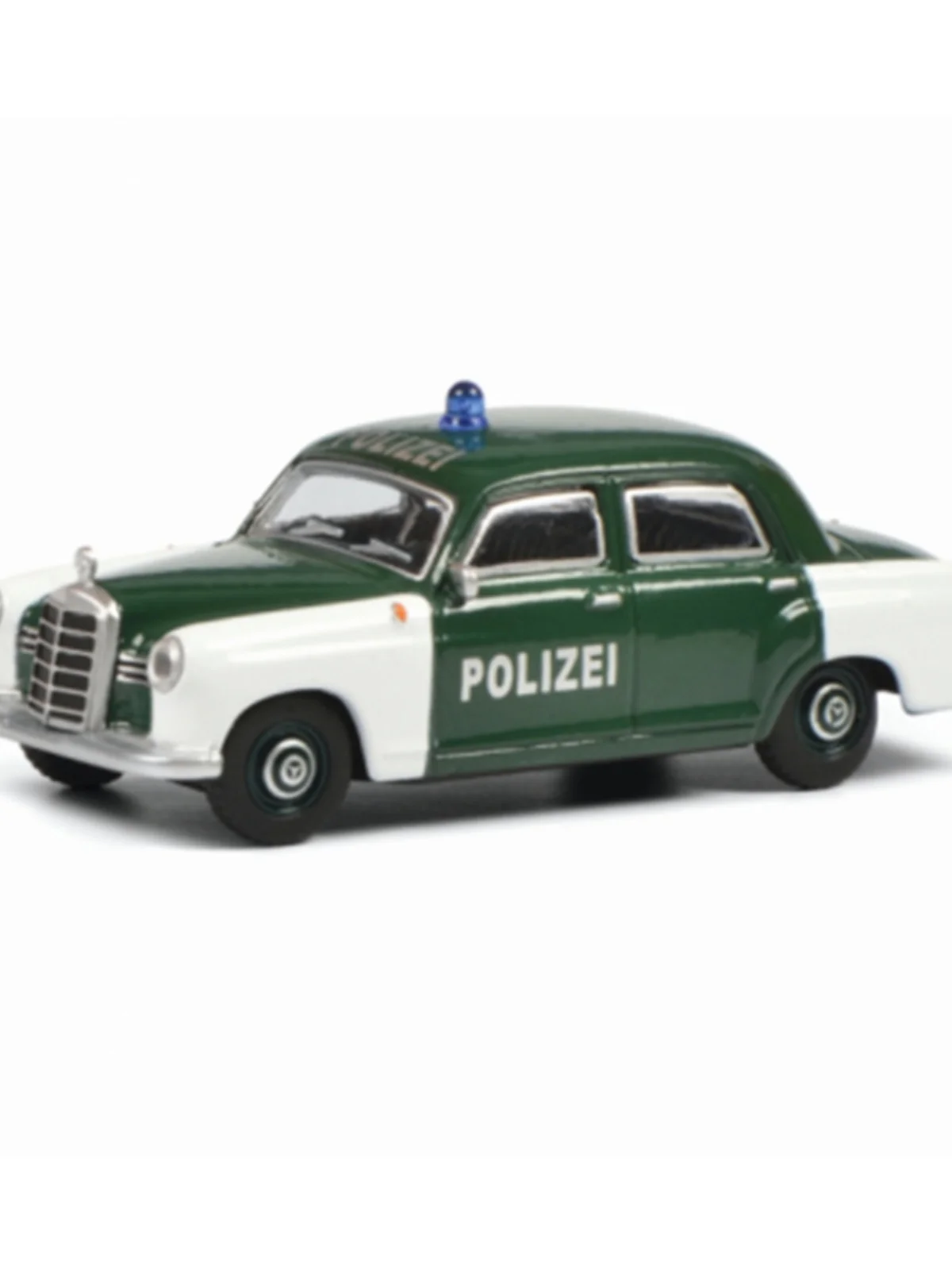 

1:64 Mb 180d Police Car Classic Car Alloy Car Model