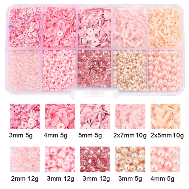 Tschechischer Charme Kristallglas Perlen Pailletten Box für Schmuck herstellung Kits DIY handgemachte Tasche Schuhe Kleidungs stücke Stickerei Nähset – Detail 7
