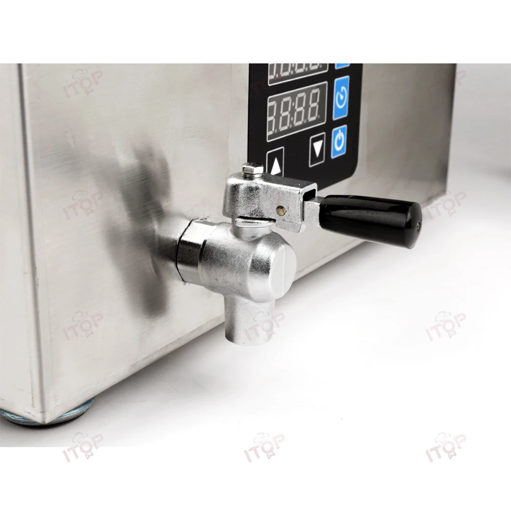 ITOP 13L/ 20L Sous Vide Cooker Kommerzieller Slow Cooker mit Gestellen Thermosirkulatoren 40–95 ℃   Timer 0~99 Stunden