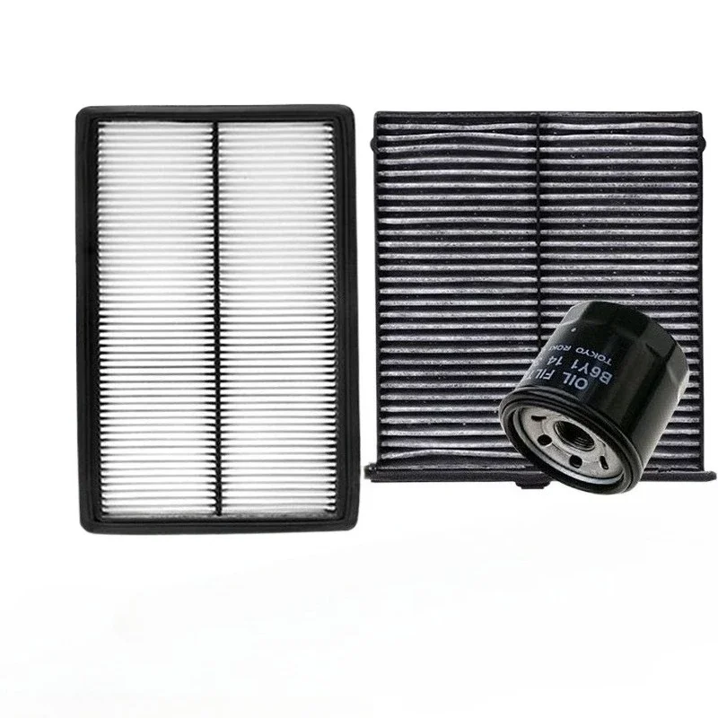 

3 шт. набор фильтров для Mazda CX-4 (GK) 2,0 л/2,5 л, запасные части для воздушного масляного фильтра для кабины двигателя переменного тока