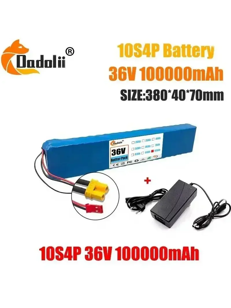 

Обновленный литиевый аккумулятор для электрического скутера 10S4P 36 В 100 Ач для повышенной производительности и расширенного времени езды