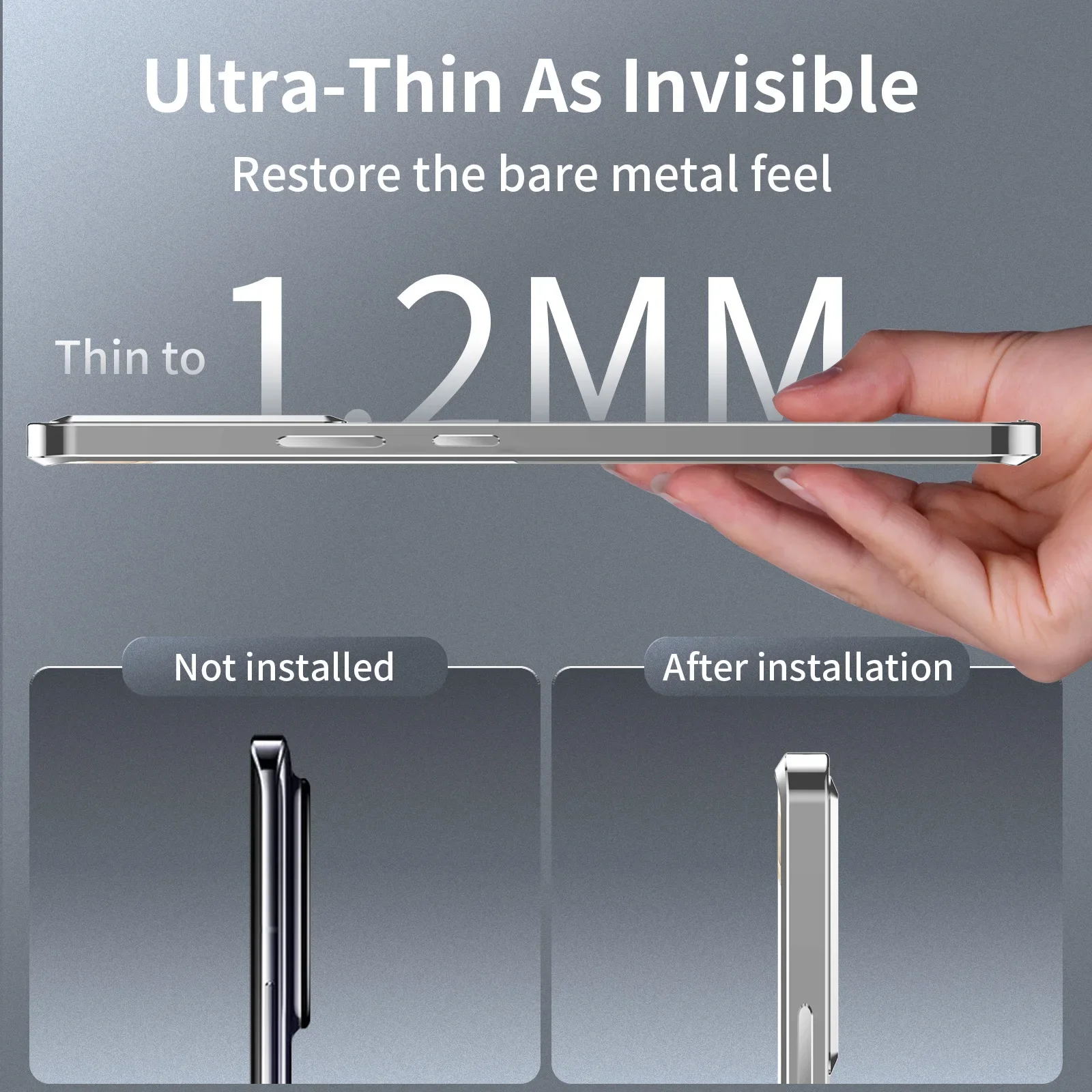 For Xiaomi 13 Pro Case Wireless charge Magnetic Magsafe Case Metal Aluminium alloy HD Glass ultra-thin protective back cover