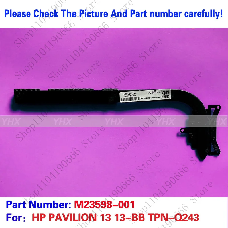 

Notebook computer components New For HP PAVILION 13 13-BB TPN-Q243 COOLING HEATSINK M23598-001.