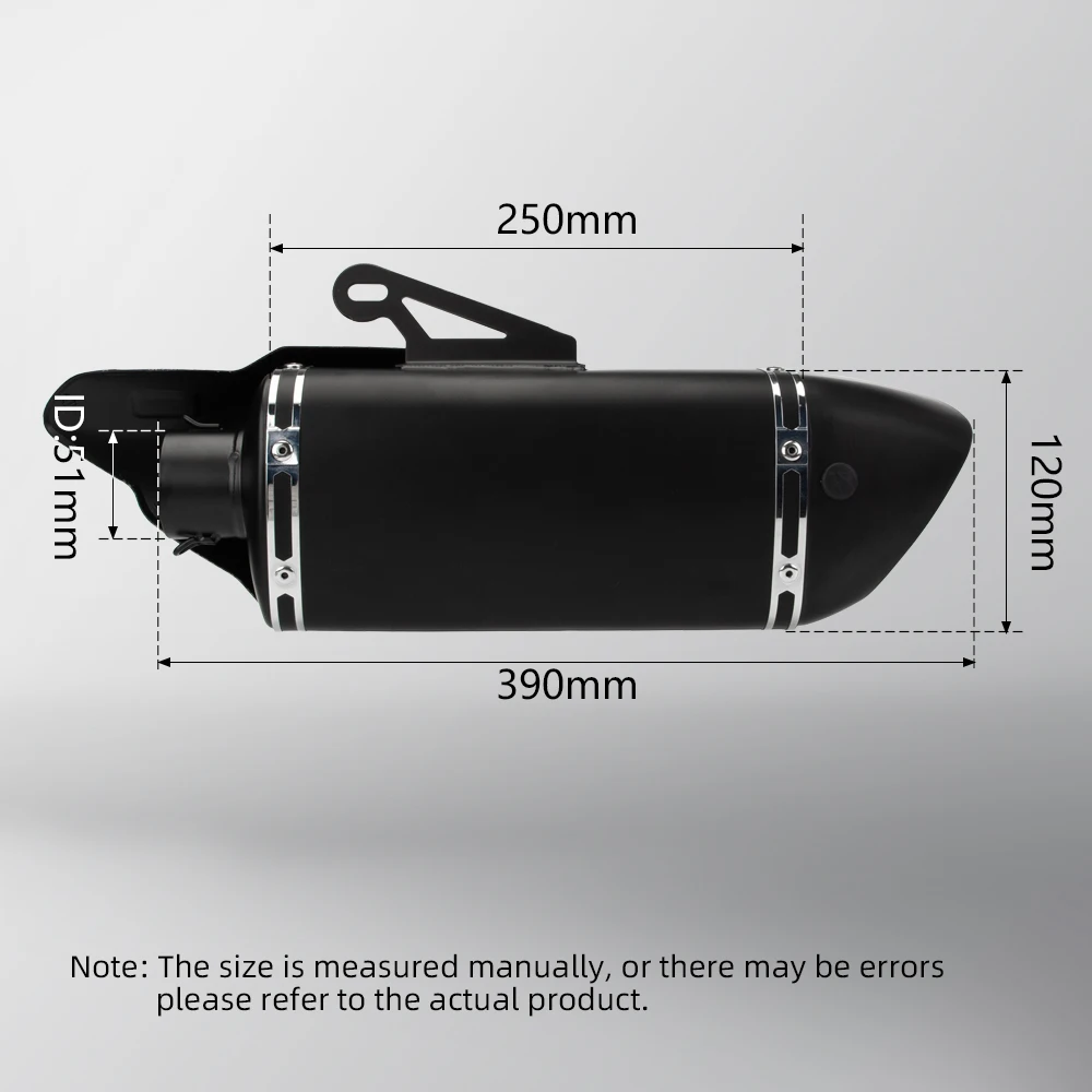 High QualityUniversal Motorcycle Exhaust M1 Silenciador, R1 Motorcycle High Performance, Carbon Fiber Cover, Aço Inoxidável,51mm