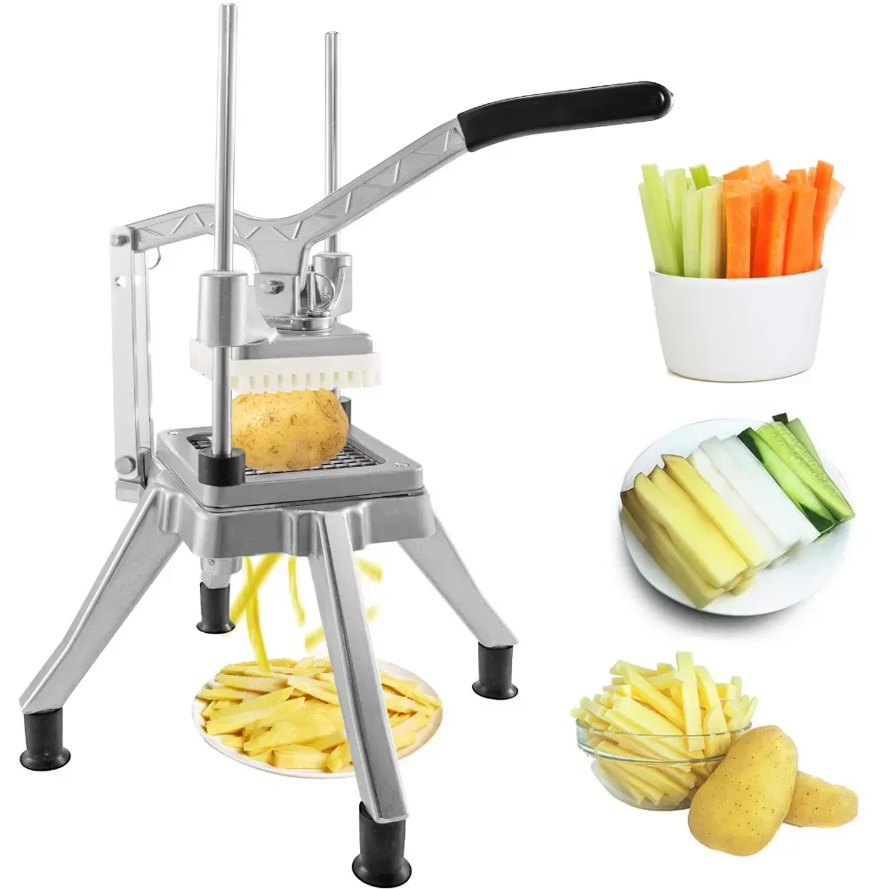 

Chopper 3/8 Inch Blade Heavy Duty Professional Food Dicer Kattex French Fries Cutter Onion Slicer Stainless Steel