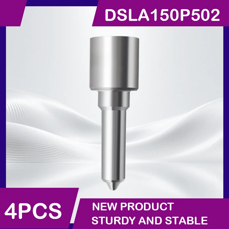 DSLA150P502 4Pcs Flat Head White Needle Fuel Nozzles of Diesel Engine System Combination Suit For 0432193806 Injector YF1228