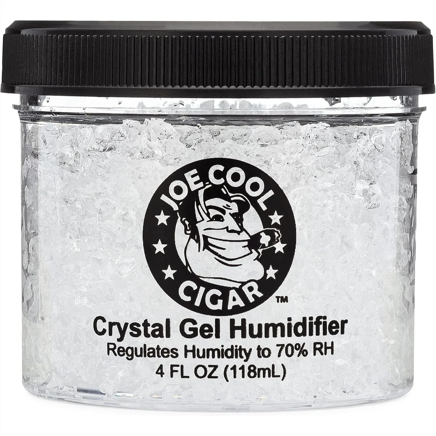 

Crystal Gel Humidifier for Cigar Humidors - 4oz Jar, Maintains 70% RH