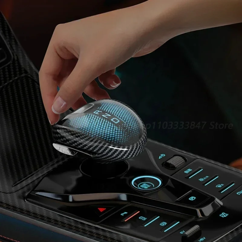 For BYD Qin/Tang/Han/Song Plus DMI DMP EV Frigate07 Central Control Gear Handle Cover Interior Modification Gear Protective Case