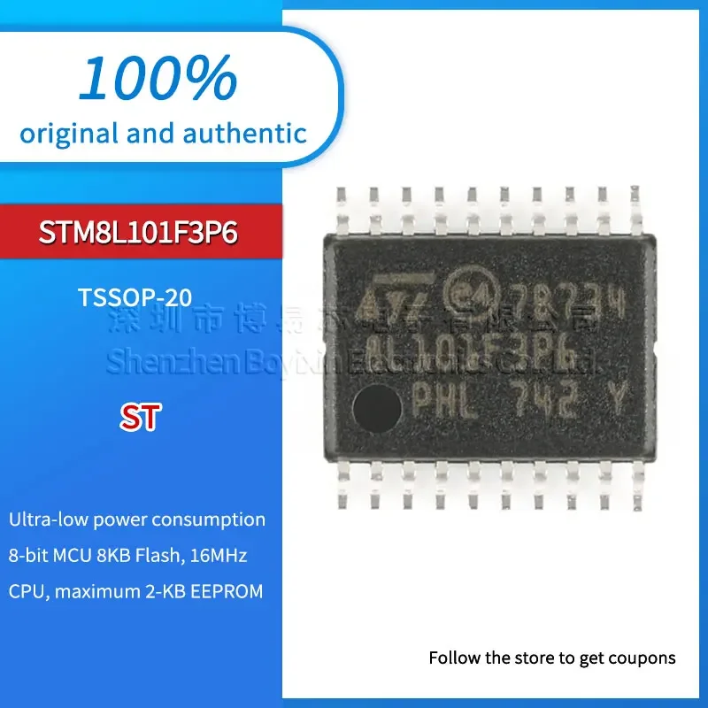 

Original genuine STM8L101F3P6 TSSOP-20