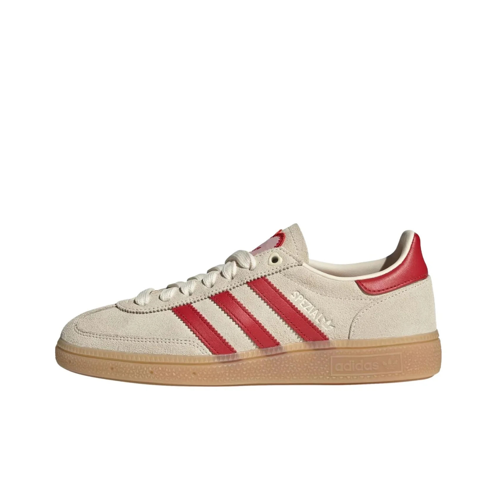 Adidas Originals HANDBALL SPEZIAL Skateboard Shoes Women's Beige/Red KH9044