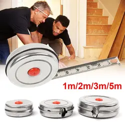 New 1m 2m 3m Mini Retractable Tape for Home Factory Office Stainless Steel Woodworking Tape Measure