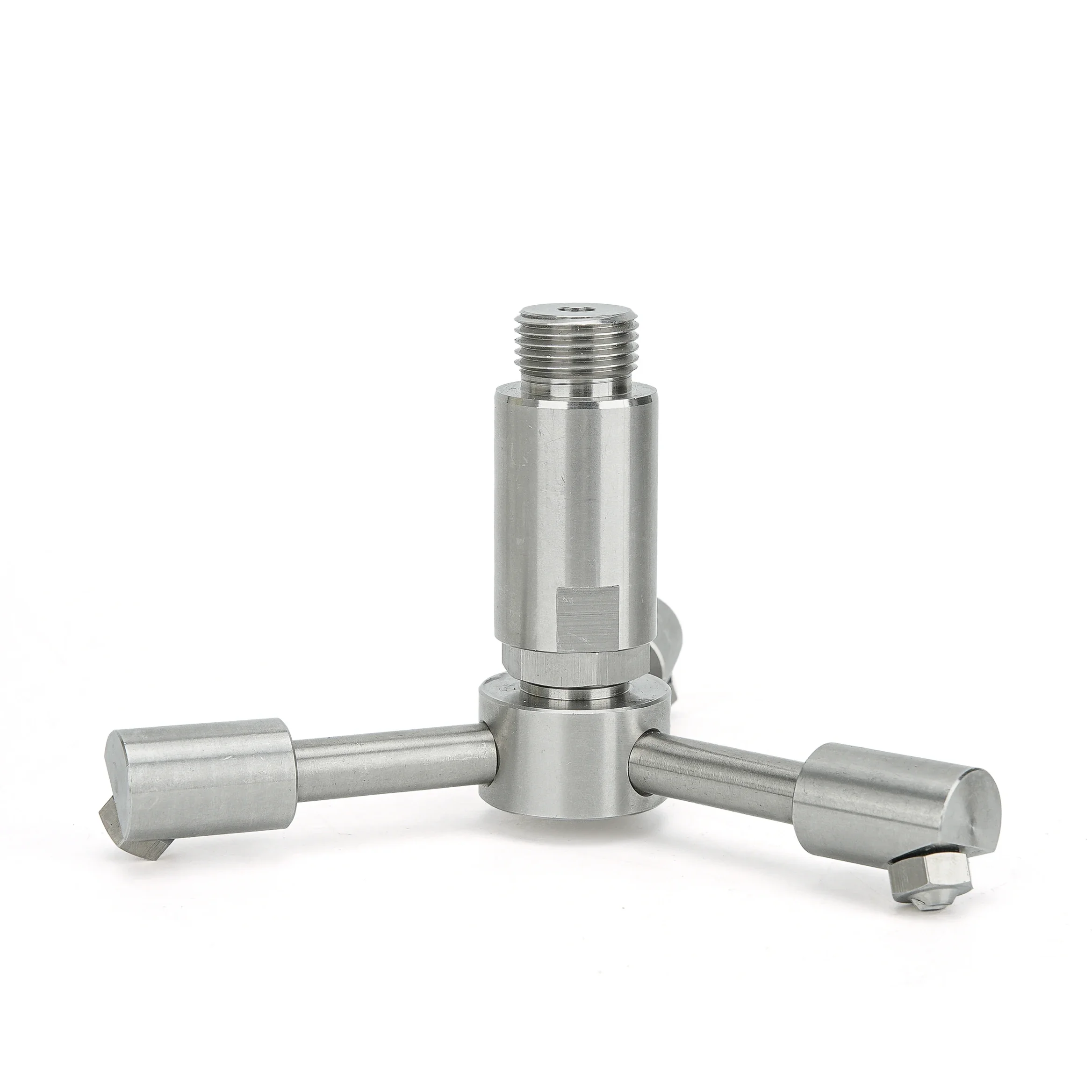 فوهة دوارة 360 درجة من الفولاذ المقاوم للصدأ مقاس 1/2 بوصة، فوهة تنظيف خزان الضغط العالي، فوهة رش الغسالة لإزالة الغبار