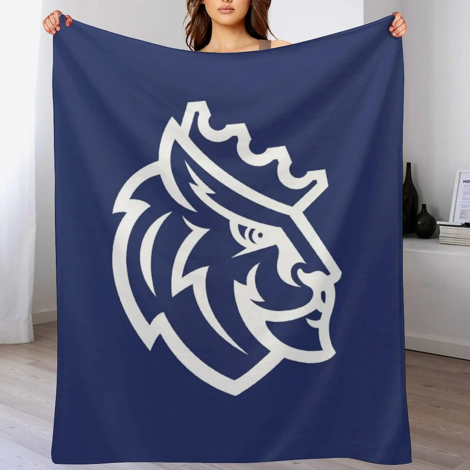 Queens University of Charlotte Throw Blanket Multi Purpose Soft Warm Blanket for Home Travel