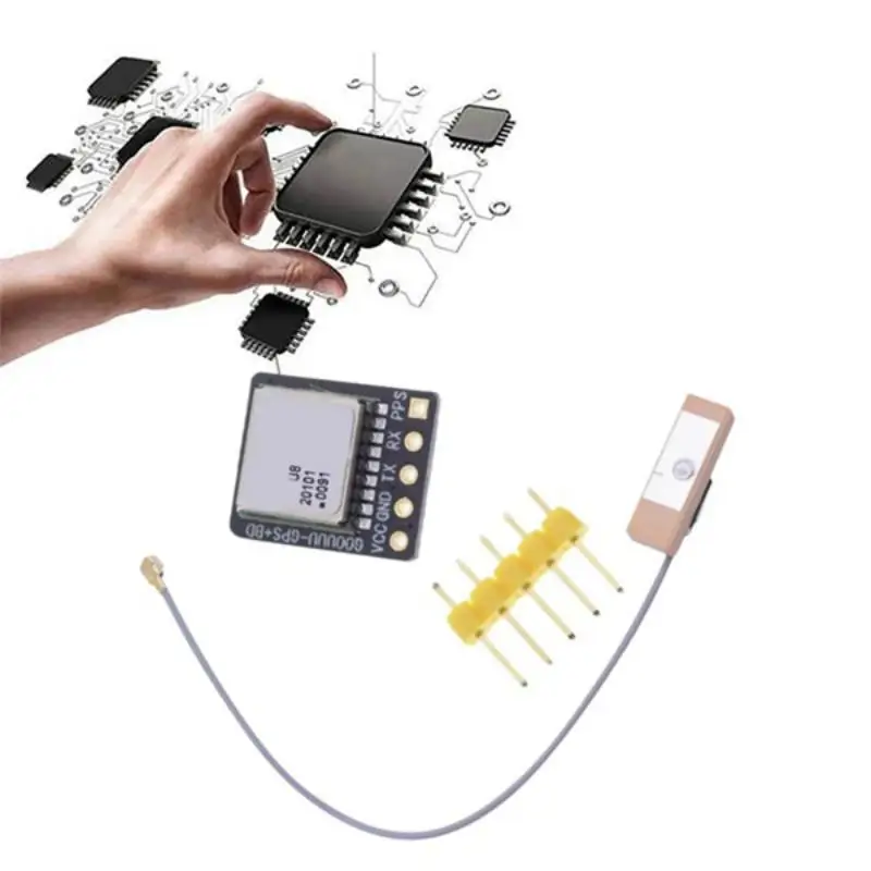 High Precision GPS Positioning Module With Antenna And Pin Headers Perfect For Drone Projects