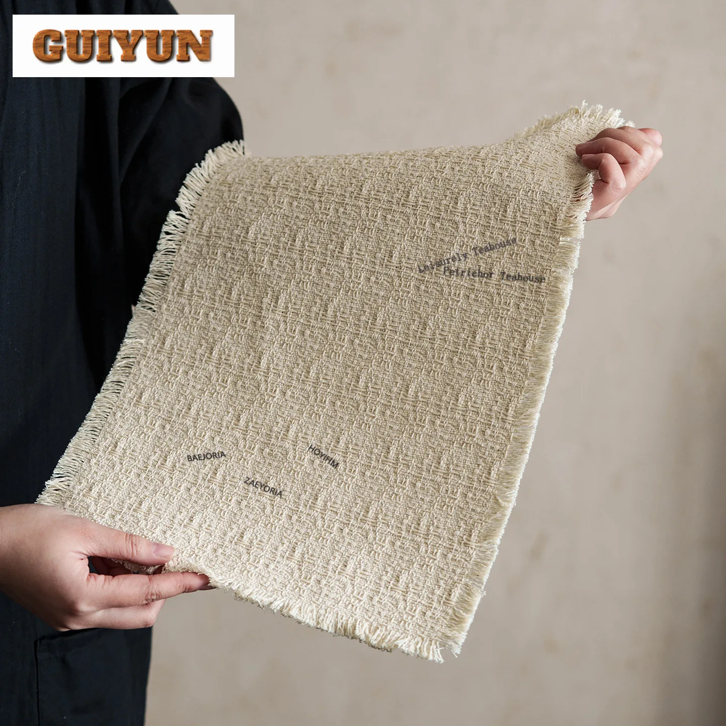 Alas Meja Teh Katun dan Linen  - Outdoor Furniture Vintage ulasan dan harga