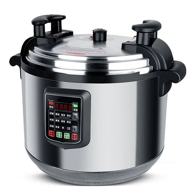 25L Commercial Electric Pressure Cooker Large Capacity Mechanical Double Tube Extra Large 17L/21L/25L High Pressure Rice Cooker