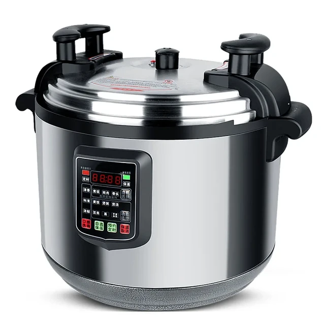 25L Commercial Electric Pressure Cooker Large Capacity Mechanical Double Tube Extra Large 17L 21L 25L High Pressure Rice Cooker AliExpress