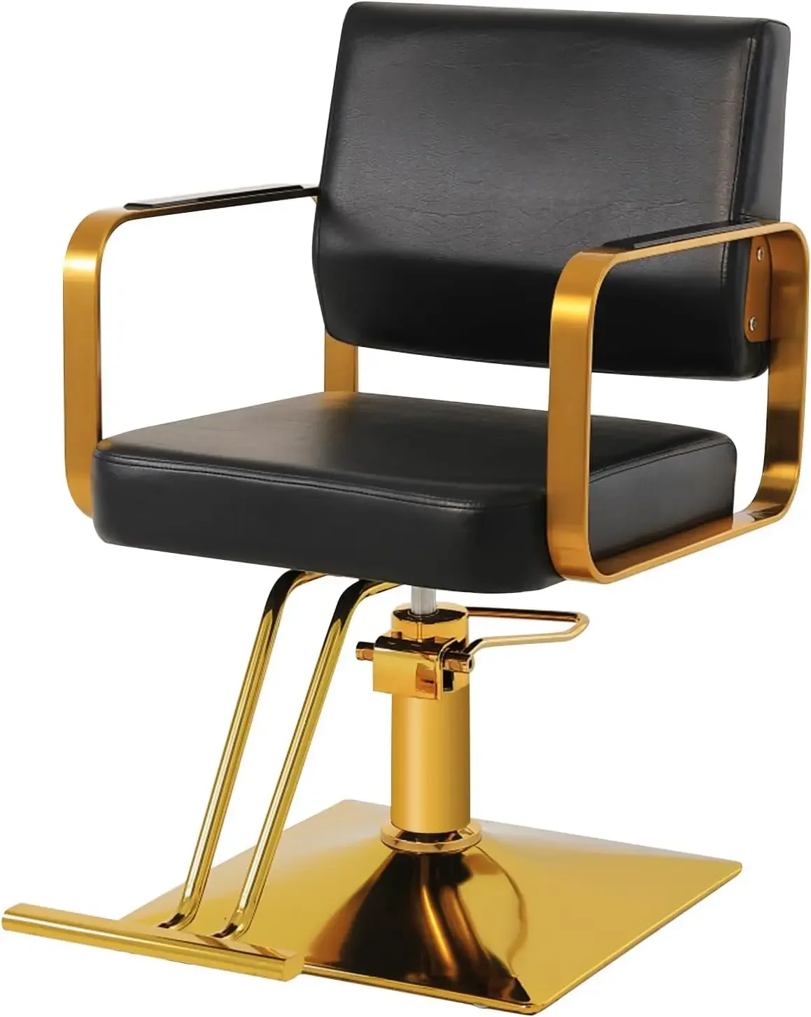 Chairs for Salon, Hydraulic Pump Salon Chair 360 Degree Rotating Barber Chair, Spa Beauty Equipment for Hair Stylists, T