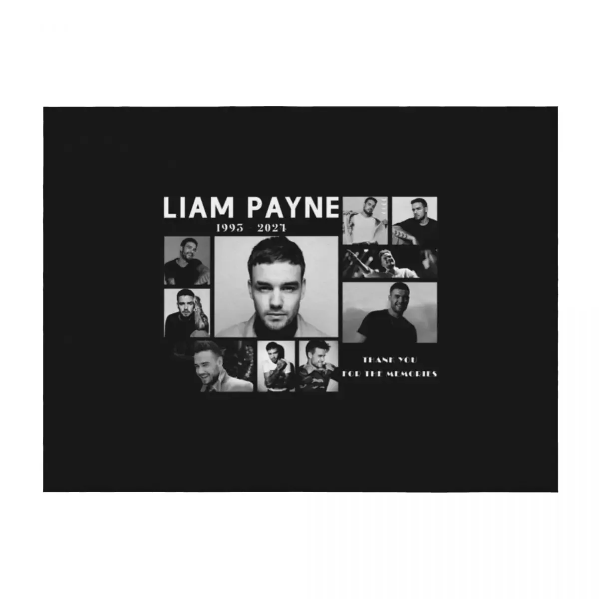 

RIP Liam Payne 1993-2024 Throw Blanket Shaggy Decorative Throw Bed covers Multi-Purpose Blankets