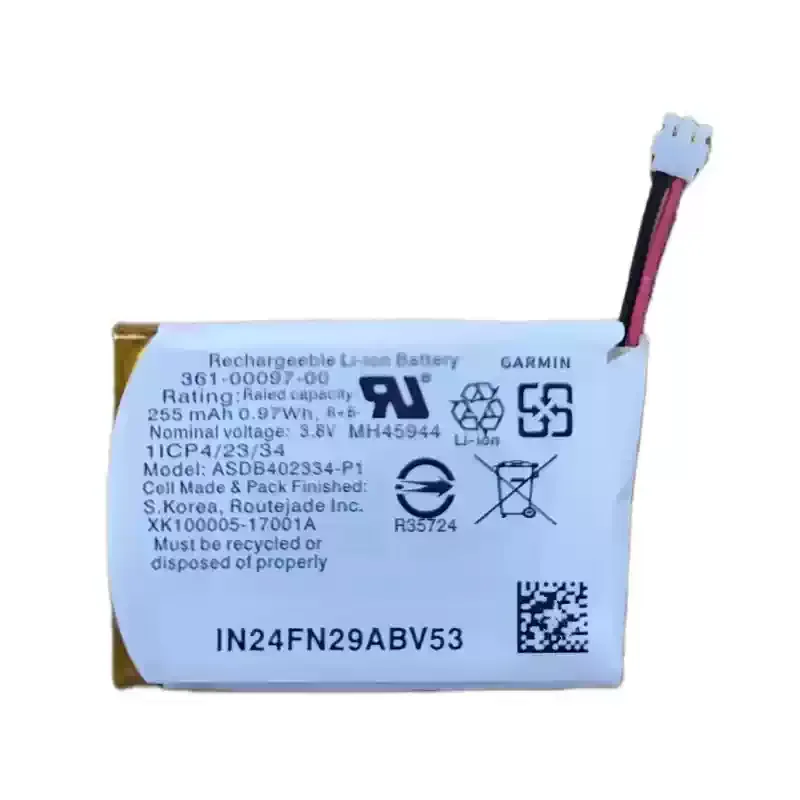 แบตเตอรี่สำหรับนาฬิกาอัจฉริยะ Garmin Fenix5 Fenix 5S Fenix 5 รุ่นใหม่ 361-00097-00 3.8V 255mAh แบตเตอรี่ 361-00097-00