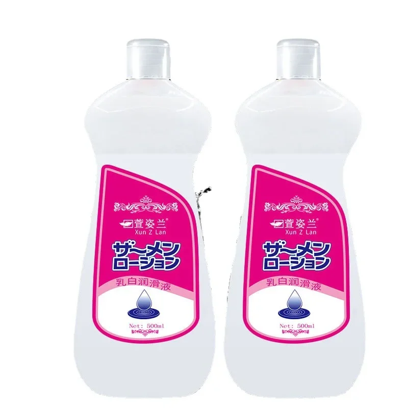 Lubrificante giapponese per il sesso 200ml Lubrificante viscoso per sperma sessuale per coppie Lubrificazione dell'olio anale della vagina Articoli intimi Giocattoli del sesso