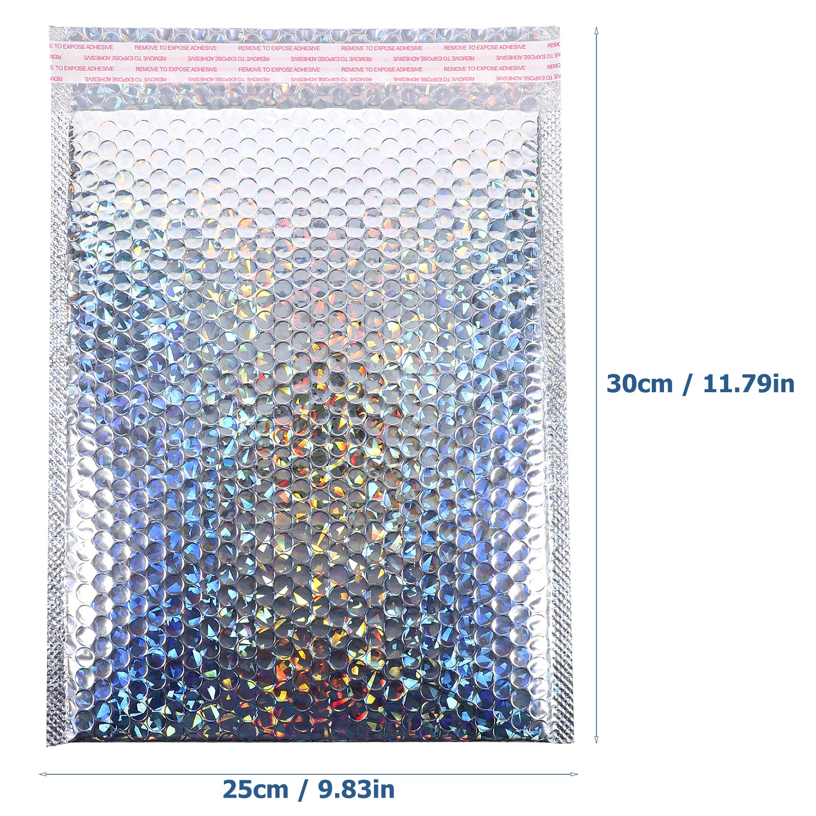 5Pcs Self Adhesive Bubble Packaging Bags Shock Absorption Padded Envelopes Shipping Bags Small for Clothing Mailing