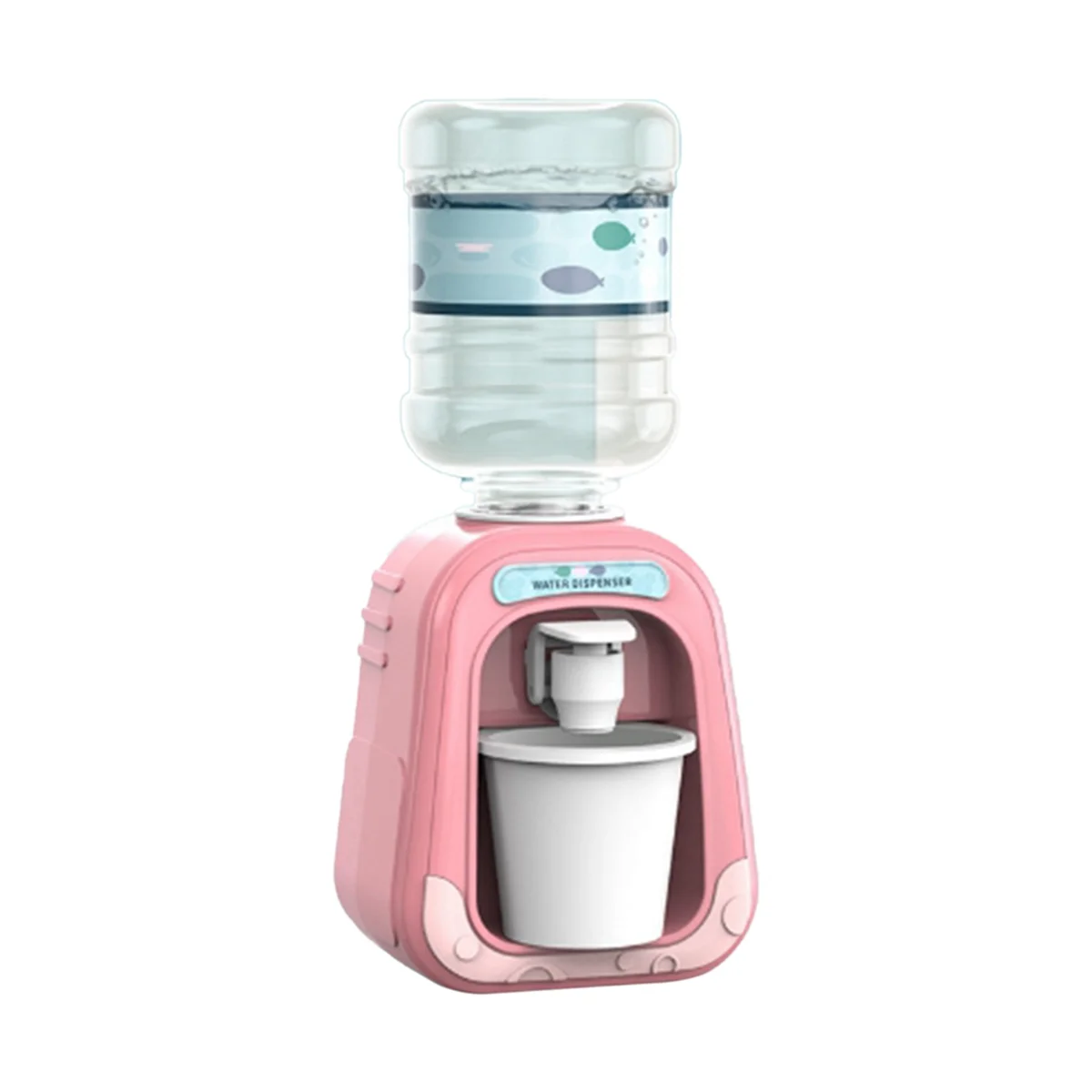 

Mini Water Dispenser for Children Kids Gift Cute Cold,Warm Water Juice Drinking Fountain Simulation Cartoon Kitchen Toy