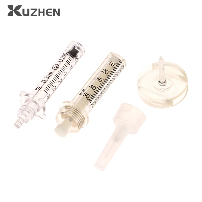 5pcs 0.5ml/0.3ml Disposable Syringe Ampoule Head Needles Sterile Package No Needle Lip Filler Syringes For Hyaluronic Pen