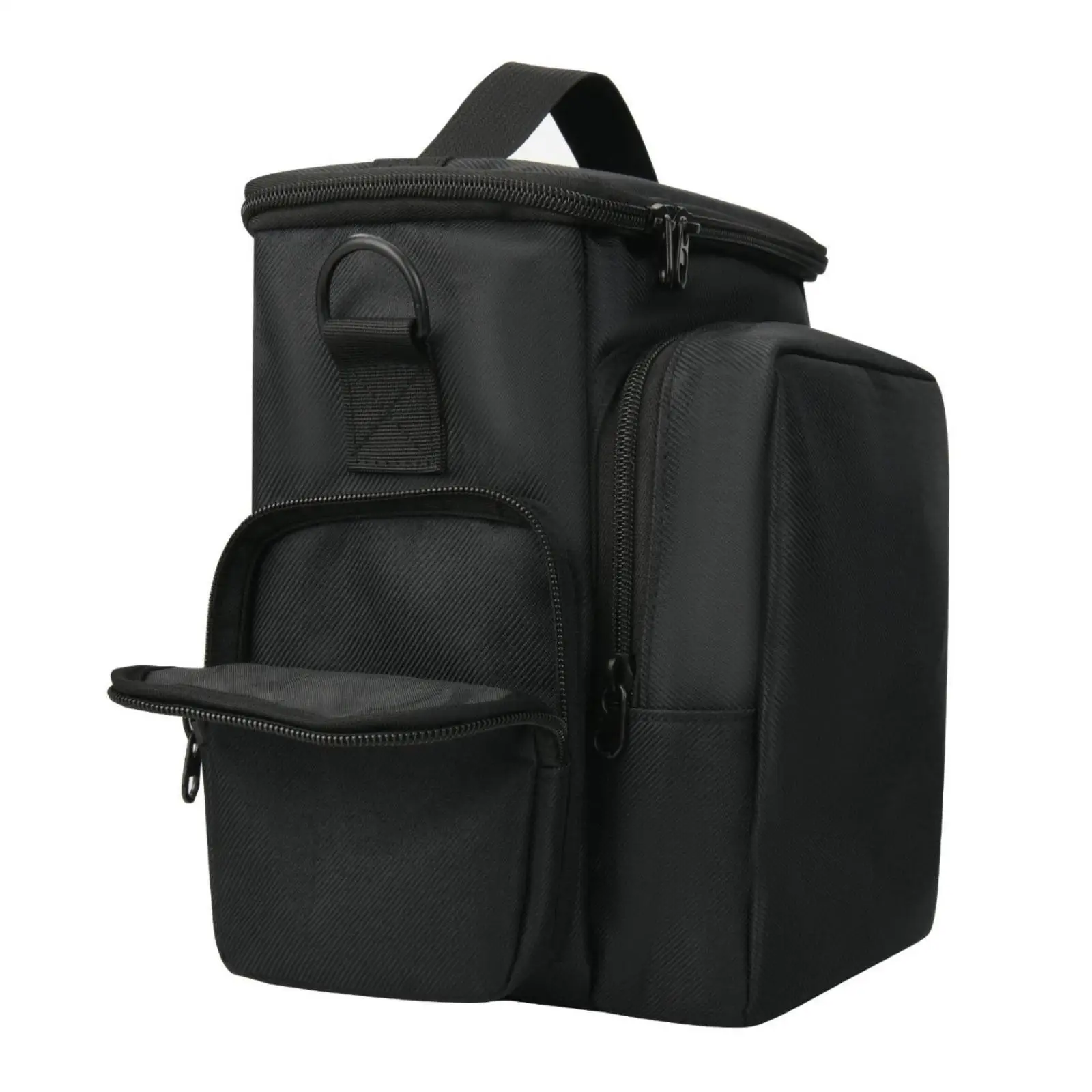 Protective Microphone Travel Case for Mobile PA Systems with Padded Dividers and Carry Handle