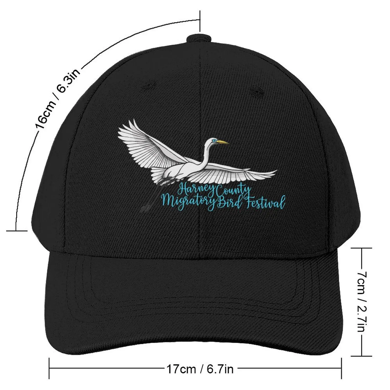 2023 Harney County Migratory Bird Festival Baseball Cap Hood beach hat Golf Hat Man Hat Man For The Sun Women's 2024 Men's