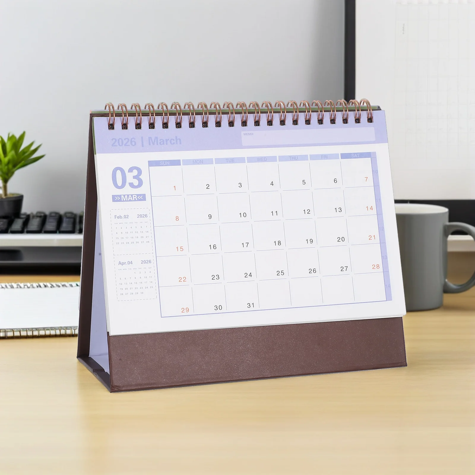 ปฏิทินตั้งโต๊ะขนาดเล็กปี 2026:ปฏิทินตั้งโต๊ะแบบตั้งโต๊ะแบบพับได้ขนาดกะทัดรัดสำหรับโฮมออฟฟิศโรงเรียนปฏิทินตั้งโต๊ะปี 2026
