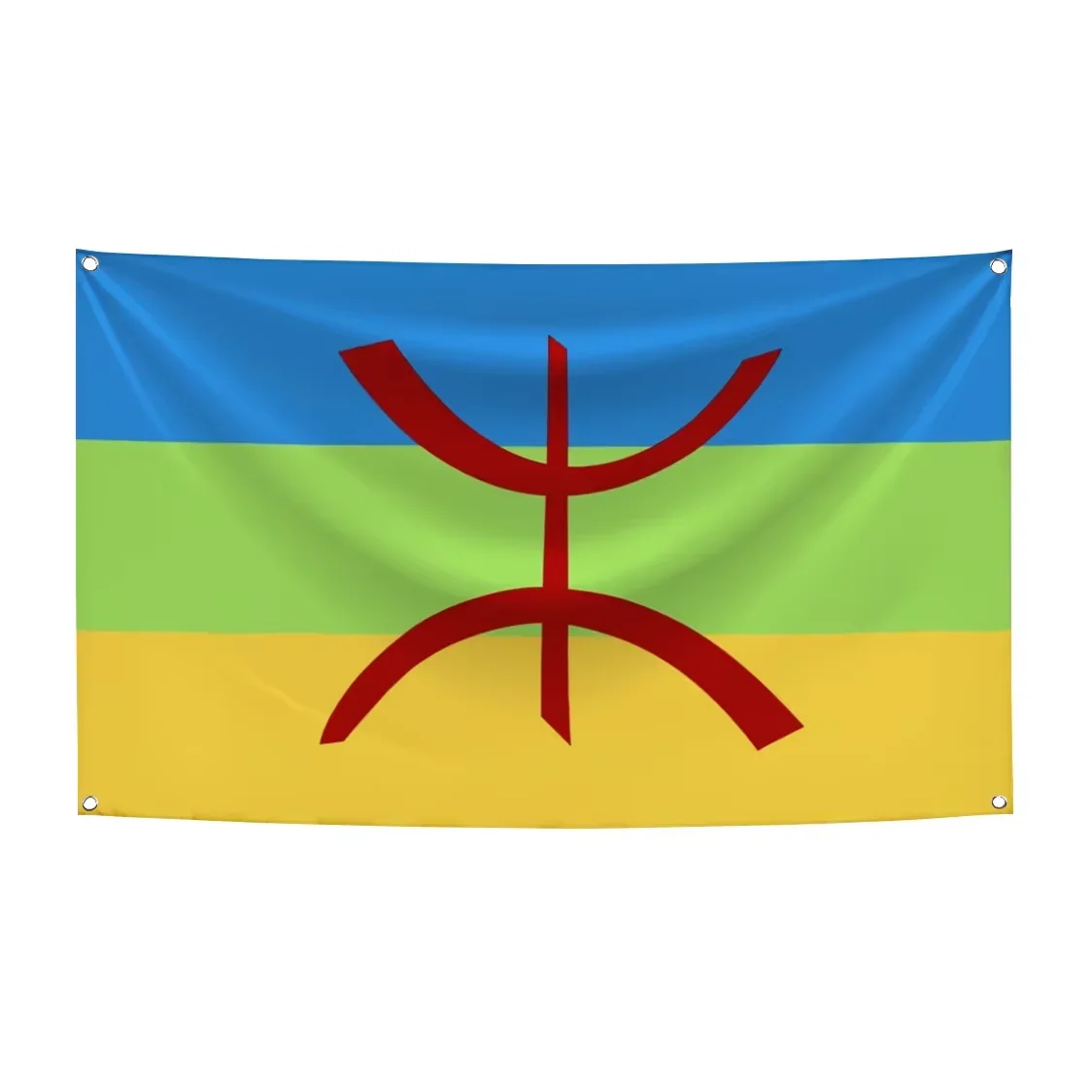 60X90CM 90X150CM Berber Flag High Quality Polyester Hanging 3x5fts North Africa Banner Amazigh Flag For Home Decoration