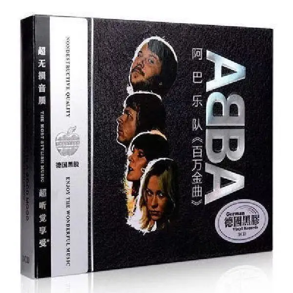 

Rock ABBA Benny Andersson Music CD Greatest Hits Album mamma mia 3pcs Music Record Walkman Car Soundtrack Box Collection