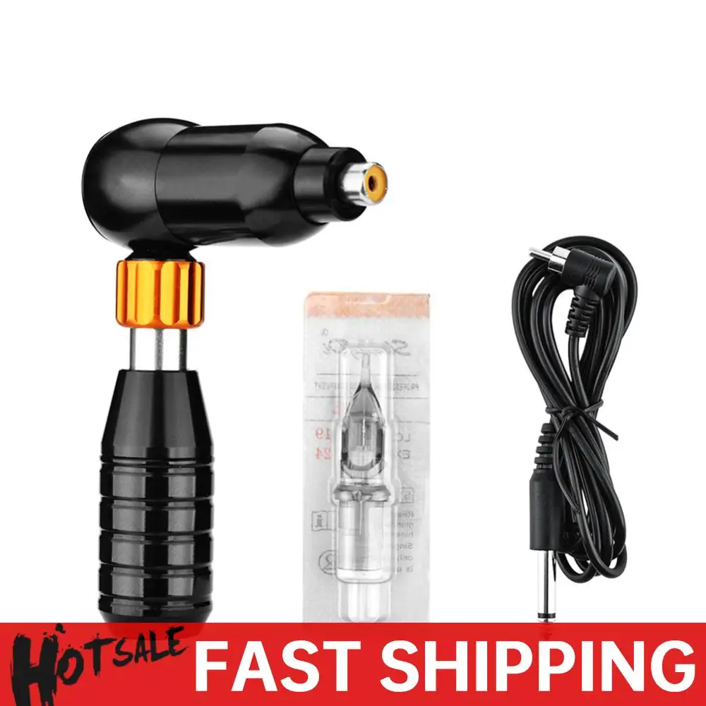 

Adjustable Rotary Pen Motor Hybrid Tattoo Machine Silent L-shaped Tattoo Gun