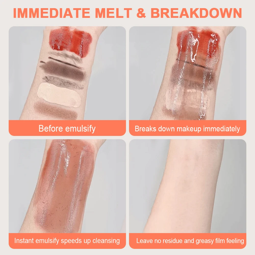 لوشن مزيل المكياج المحمول 50 مل، تنظيف الشفاه والعين والعناية اللطيفة والمكياج ومزيل البشرة أثناء السفر، مستحضرات تجميل منعشة للوجه #6