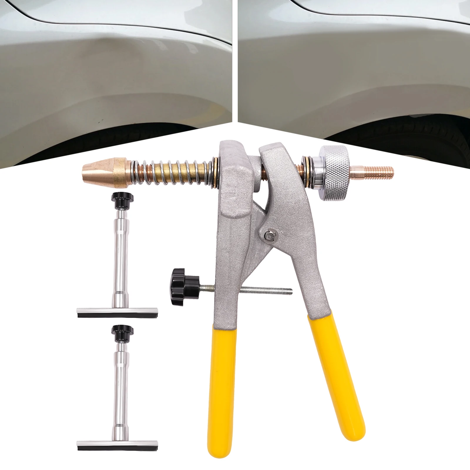 Non-Slip Sheet Dent Spot Welding Pulling Unit Waterproof Car Body Repair Tool Compact And Lightweight for Hail Damage/Door Dents