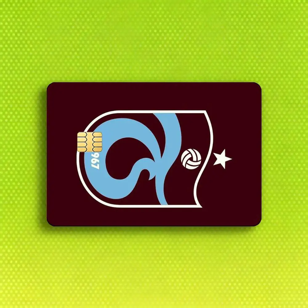 Turkey T-Trabzonspor-S HD Waterproof Card Skins Protective Stickers for Credit Bank Game