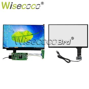Wisecoco 15.6 inch 4K Touch LCD Display Panel EDP 30Pins Screen 60Hz Controller Board UHD 3840x2160 for Laptop Raspberry Pi Display
