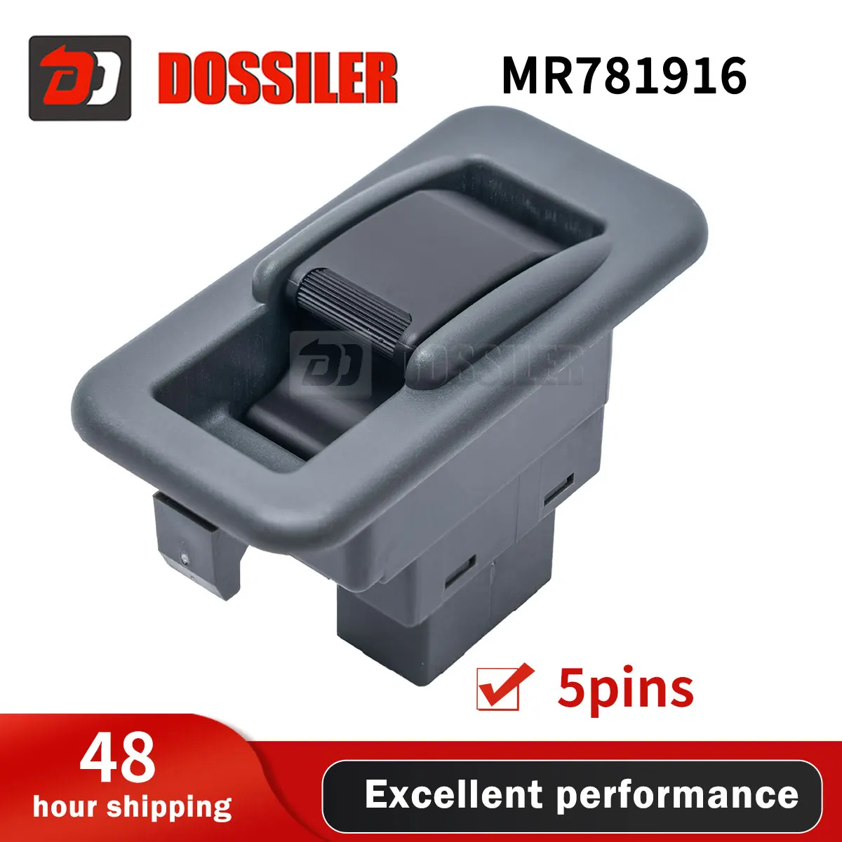 

MR781916 Dossiler Master Power Car Window Switch Single Button For Mitsubishi Pajero MK2 1990 1991 1992 1993 1994 1995 1996 97