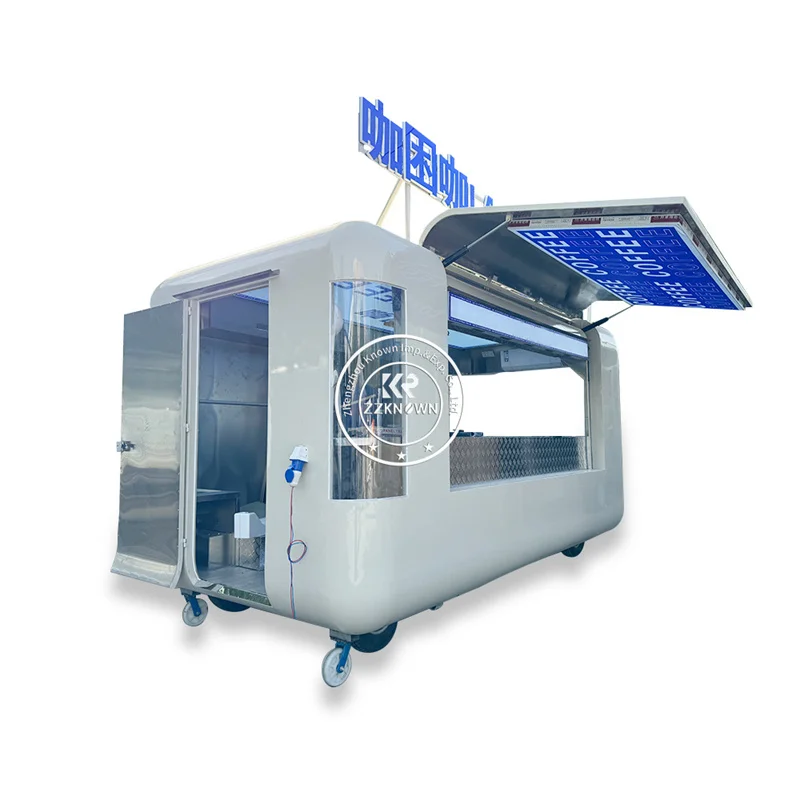 カスタマイズされたモバイルファーストフードカート,キッチン機器,キオスク,コーヒーショップ,カフェ,バー,レストラン