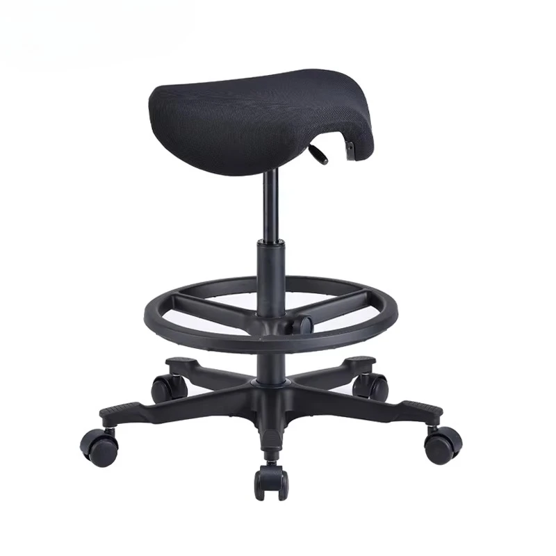 New Saddle Automatic Braking Caster with Foot Ring Swivel Chair