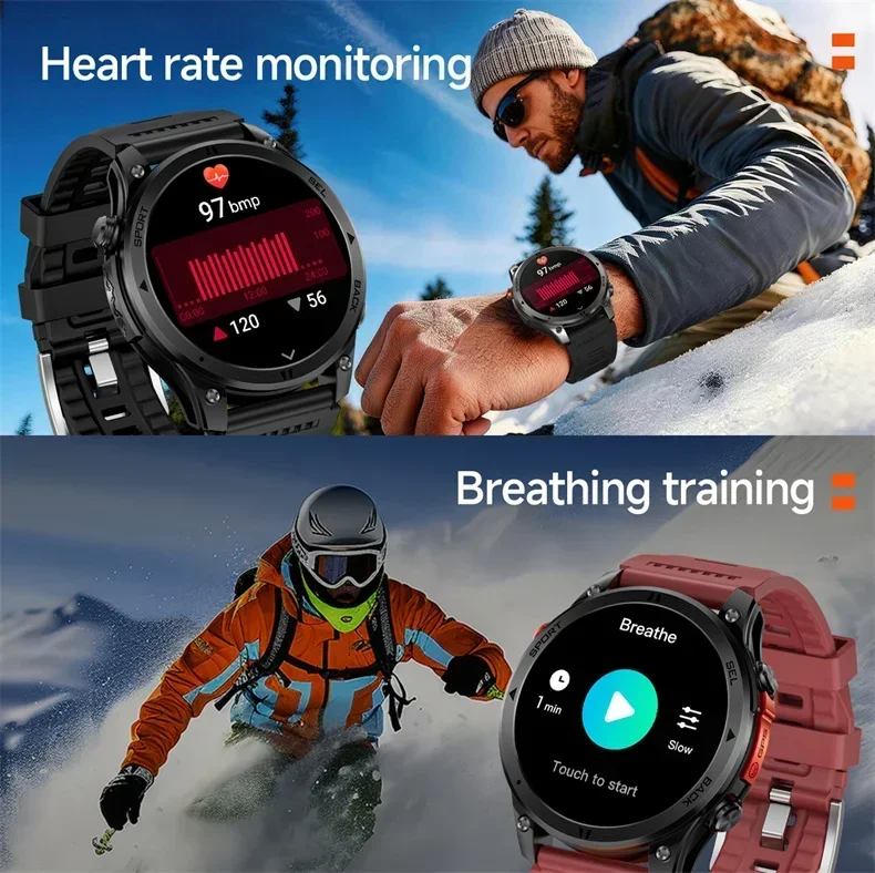 Smartwatch militar com gps rastreamento chamadas bluetooth_voghion.com