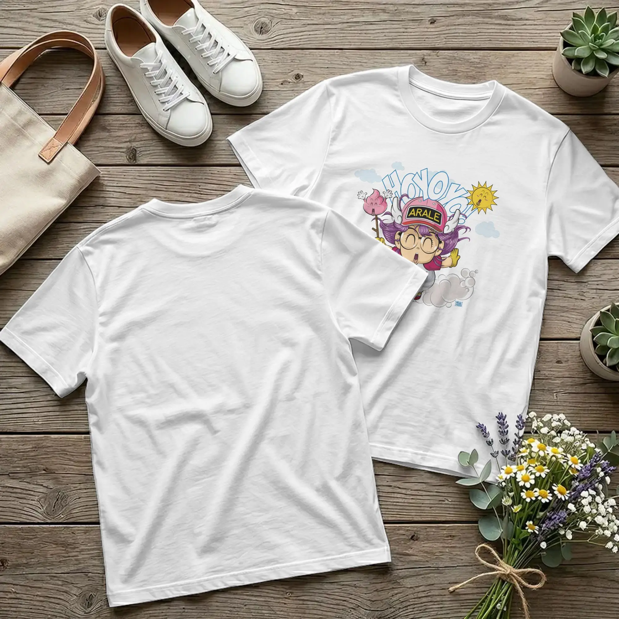 Fashion Dr. Slump T-Shirts for Men Women Round Collar 100% Cotton T Shirt Arale Hoyoyo Short Sleeve Tee Shirt 4XL 5XL Tops