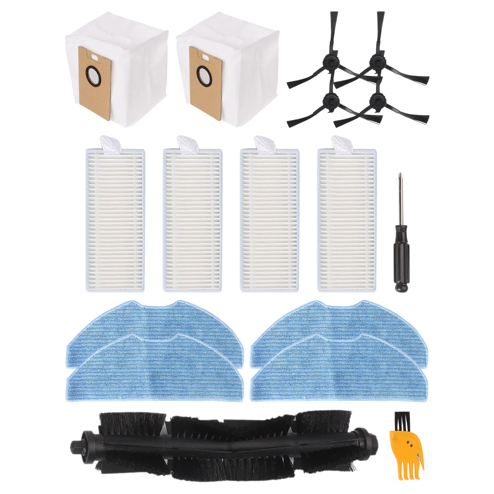 Replacement Parts Kit Designed for Tapo RV30 Series Optimal Fit and Performance with Essential Cleaning Components