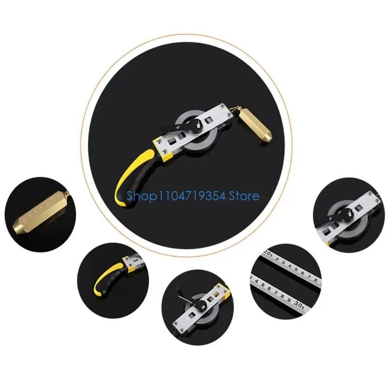 0XLD Oil Gauging Tape 10/15/20m Oil for Tank Gauging Tapes Explosion-Proof Steel Tape