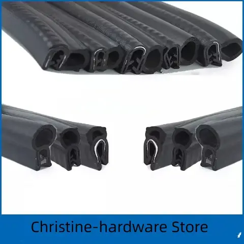 2 m U 자형 고무 씰링 스트립 자동차 도어 캐비닛 씰링 스트립 충돌 방지 방음 씰링 스트립 20 가지 모델