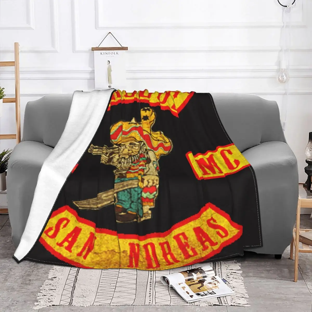 Bandidos Worldwide Motorcycle Club 132 Blanket Quilt For Bed Winter Warm Blanket Throw Blanket