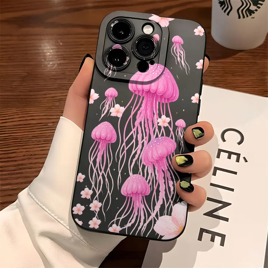 حافظة هاتف ناعمة من مادة TPU غير لامعة من Angel Eye، متوافقة مع حماية Plus360 درجة لهاتف iPhone 17 إلى 11 Pro Max