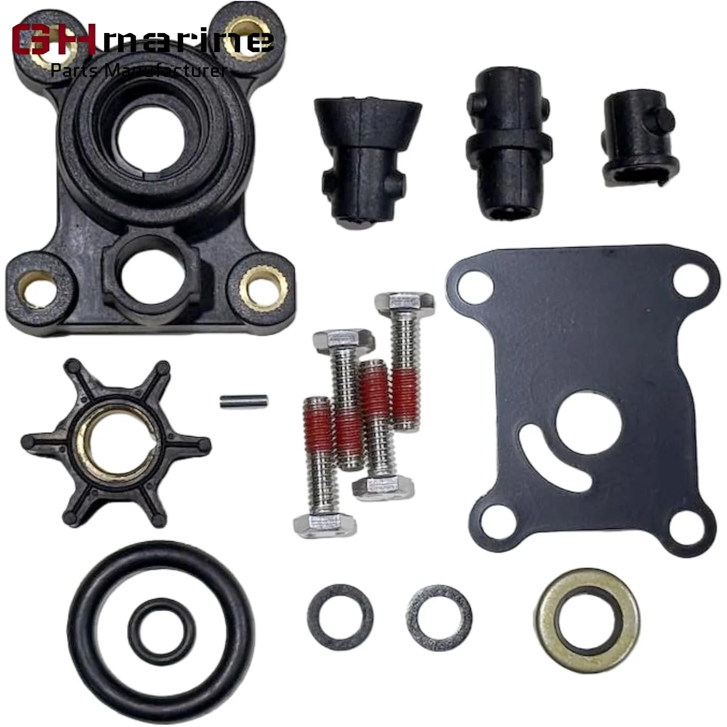 394711 Water Pump Impeller Repair Kit for OMC Johnson Evinrude Outboards 4 Stroke 8 9.9 15 HP  1994-Up Marine Cooling System